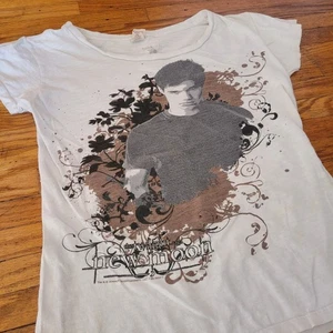 Camiseta De Colección Y2K Crepúsculo Juniors XL Blanca Jacob Negra Luna Nueva Ratties - Imagen 1 de 8