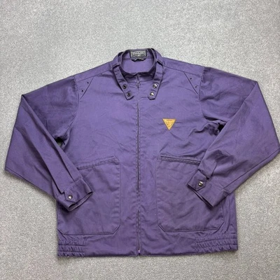 Chaqueta Francesa Adulto Mediana Púrpura Ropa de Trabajo Tareas Lona Utilidad Militar Hombres Foto 1 de 4