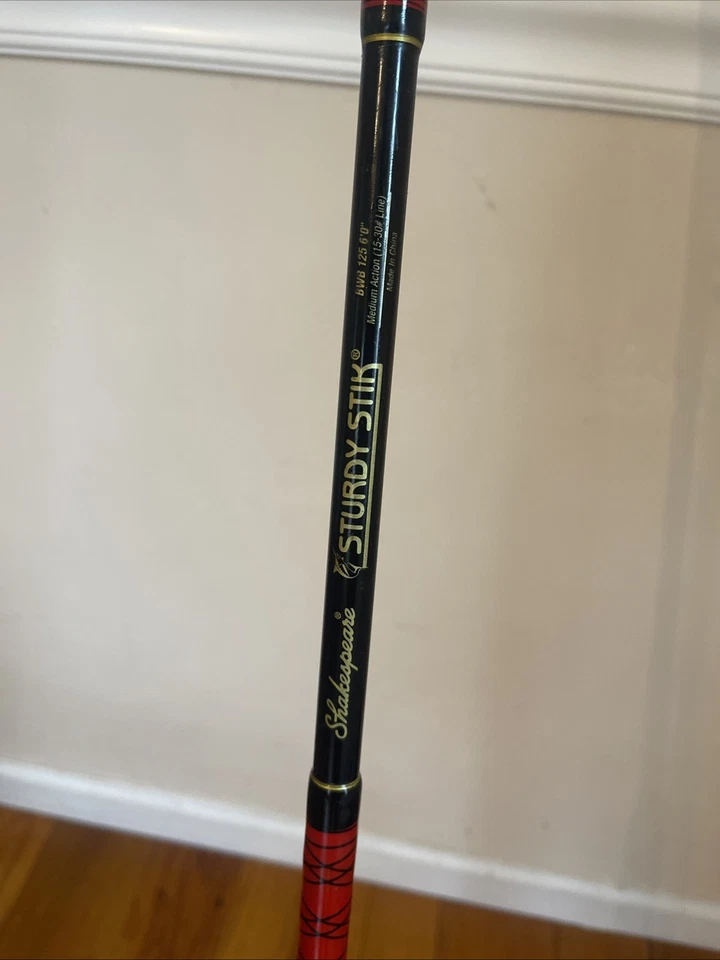 Shakespeare Sturdy Stik BWS 125 6' Medium 1-Piece Jigging Trolling Rod 15-30lb - Image 1 of 4
