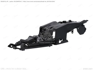 HONDA 2017-24 Genuine CBR1000RA AC 2AC Rear Fender B. RR 80105-MKF-D40 New - Picture 1 of 24