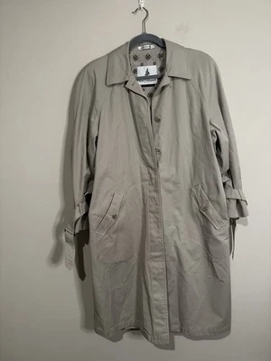 Gabardina clásica beige con cinturón Misty Harbor de colección para mujer talla 14 Foto 1 de 4