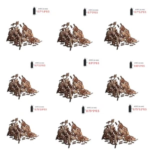 100Pcs Copper Watch Dial Feet Stickers Assortment Granular Solder Repair Tools S - Foto 1 di 34