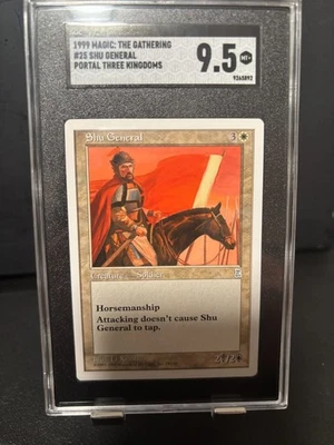 Portal Three Kingdoms Shu General rare SGC 9.5 Magic MTG P3K #25 - Image 1 of 2