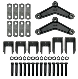 Tandem Axle Trailer Suspension Kit Double Eye Spring Hanger 2K-7K lb Heavy Duty - Bild 1 von 4