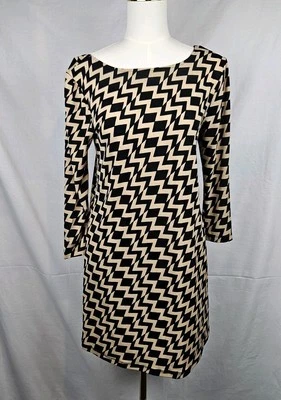 Mini Vestido Trixxi Diseño Geométrico Cruzado Recorte Espalda Talla M Clásico Cóctel Foto 1 de 4