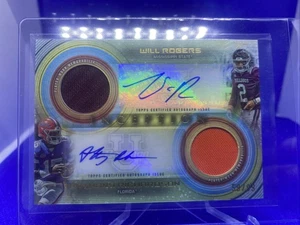 2022-23 Bowman - Dual Autograph Dual Relics Anthony Richardson, Will Roger’s /99 - Picture 1 of 10