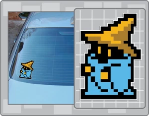 BLACK MAGE aus Final Fantasy Vinyl Aufkleber #1 Auto LKW Aufkleber Sprite Aufkleber - Bild 1 von 1