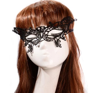 Sexy Spitzenaugenmasken Maskerade Kostüm Zubehör Halloween Ball Abschlussball Karneval - Bild 1 von 6