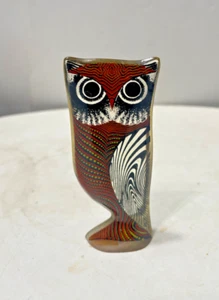 Vintage ABRAHAM PALATNIK Lucite Owl Day/Night Figurine Mid Century Modern Brazil - Picture 1 of 9