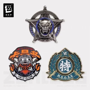 Insignia de Metal ZZ miHoYo Zenless Zone Zero Faction Insignias Originales Oficiales Vol. 2 - Imagen 1 de 24