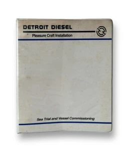 Detroit Diesel Pleasure Craft Installation Manual 8SA176 Sea Trial Commissioning - Bild 1 von 3