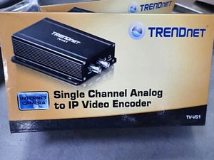 NEW TRENDnet TV-VS1 Single Channel Analog to IP Video Encoder - Picture 1 of 3