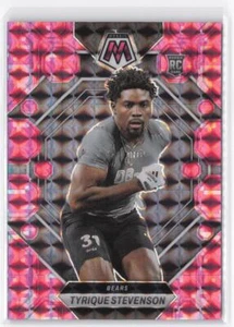 2023 Panini Mosaic Tyrique Stevenson RC #373 Camo Pink Mosaic - Picture 1 of 2