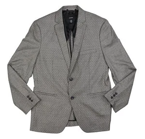 New Alfani Browns/Grey MensTwo Button Geometric Print Blazer Size XL RTL $159 ? - Picture 1 of 2
