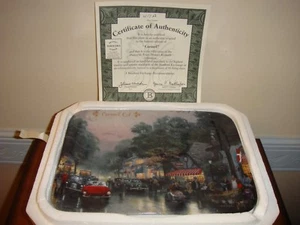 Thomas Kinkade Carmel Bradford Plate - Picture 1 of 7