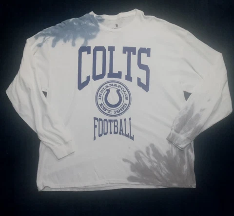 Indiana Colts Long Sleeve Tie Dye T-shirt Cover