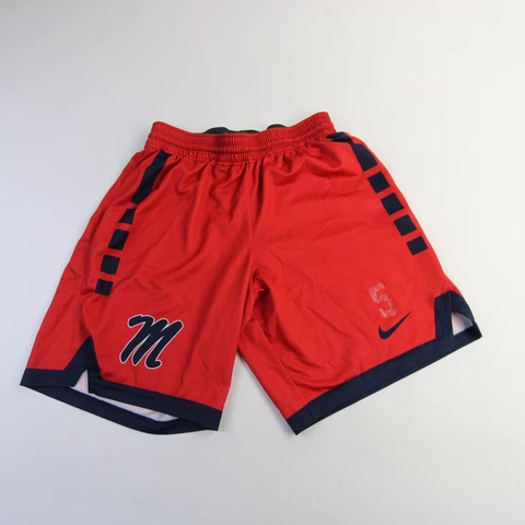 Ole Miss Rebels Nike Practice Shorts Women's Red Used Cover