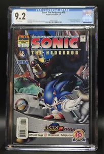 Sonic the Hedgehog (1993) #98 CGC 9.2 1° App Of Shadow The Hedgehog Archie - Foto 1 di 3