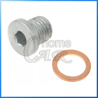Junta de tapón de drenaje y tapón de drenaje para Mercedes-Benz C63 AMG 000908012009+007603012102 Foto 1 de 4
