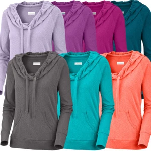 New Womens Columbia "Hoodie Hero" Hooded Pullover Sweaters Sweatshirt - Picture 1 of 15