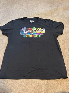 Camisa Super Mario Bros X Grande Nintendo NES Luigi Mario Waluigi Videojuegos T - Imagen 1 de 5