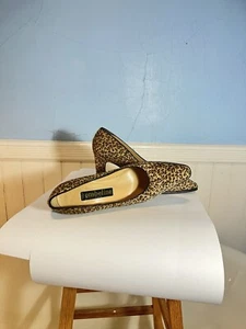 Ombeline Paris Pumps Leopard Print Fur Leather Pointed Toe Eu 40 - Picture 1 of 8