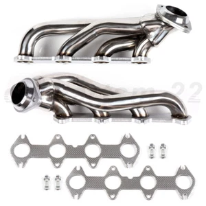 For Ford F150 04-10 5.4L V8 Performance Stainless Exhaust Manifold Shorty Header - Foto 1 di 13