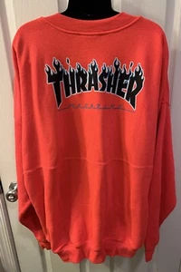 Vintage Thrasher Magazine 1/2 Zip Sweatshirt By Exist Sports Line - Picture 1 of 8