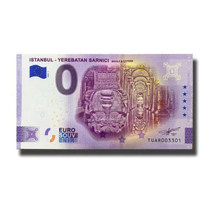 Billete de euro recuerdo 2020-1 TURQUÍA TUAR ESTAMBUL YEREBATAN SARNICI BILLETE DE EURO - Imagen 1 de 1