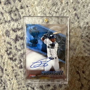 2021 Bowman's Best - Best of 2021 Autographs #B21-JR Julio Rodriguez (AU, RC) - Foto 1 di 2
