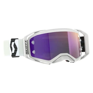 MASCHERA SCOTT PROSPECT 2.0 lente a specchio viola bianca e nera motocross endur - Foto 1 di 1