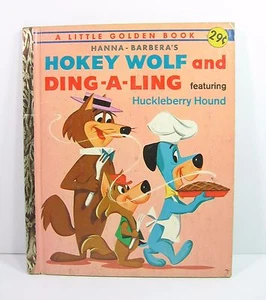 HOKEY WOLF DING-A-LING Hanna Barbera Huckleberry Hound LGB 1st A Edition 1961 - Bild 1 von 2