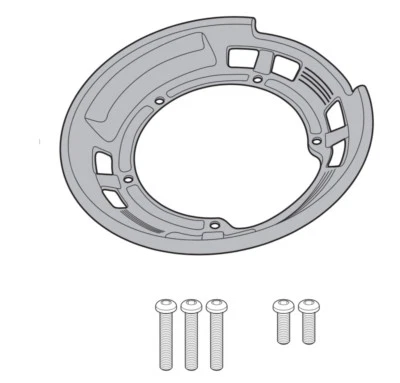Anillo de bloqueo con bloqueo de tanque Givi BF25 Honda CRF1100L África 2020 doble y deportes de aventura> Foto 1 de 2