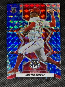 2022 Mosaic - Hunter Greene RC - Blue Prizm - No. 275 - Picture 1 of 2