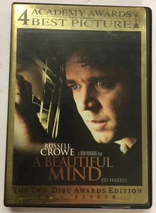 A Beautiful Mind (DVD, 2002, 2-Disc Set) Starring Russell Crowe - Picture 1 of 4
