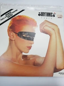 EURYTHMICS Touch LP, Album, Vinyl Australia 1983 + Poster & Outer Plastic Cover - Picture 1 of 9