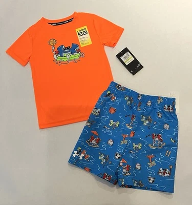 Nuevo bañador deportivo Hurley Boy protección contra erupciones talla 4 UPF 50 2 PIEZAS Foto 1 de 3