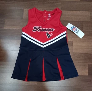 NFL Girls Toddler Houston Texans cheerleader dress size 2T NWT - Picture 1 of 9