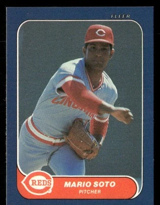 Mario Soto 1986 Fleer Classic Miniatures #41 Cincinnati Reds - Image 1 of 2