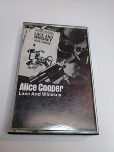 ALICE COOPER Lace And Whiskey Warner Bros Music Cassette Tape - Bild 1 von 6