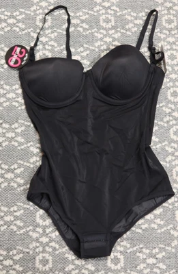 Nuevo Body Maidenform Fundamentos Firmes Modelador - Talla 36D - Negro Foto 1 de 4