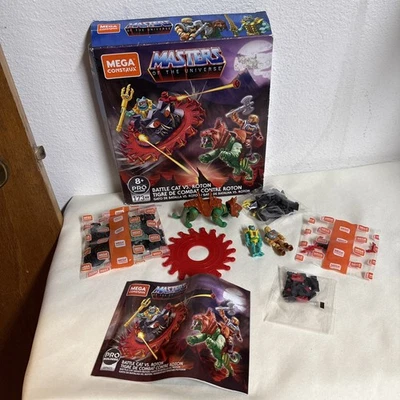 Masters of the Universe Mega Construx He-Man Battle Cat vs Roton MOTU Mostly New - Image 1 of 4
