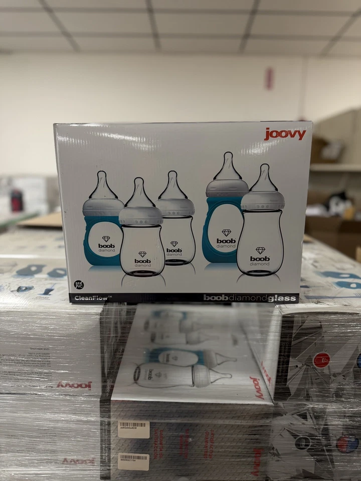 Juego de regalo de vidrio de diamante joovy boob - 15 piezas nuevo en caja Foto 1 de 2