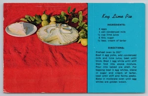 Key Lime Pie in Florida Keys c1960s Postcard - Picture 1 of 2