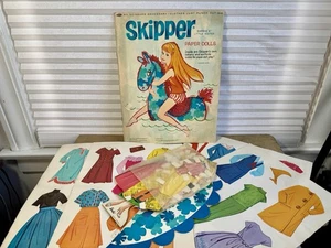 Vintage 1965 Mattel Skipper Paper Dolls – Seaside Cabana - Picture 1 of 8