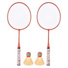 2X(Badminton Rackets for Children,Shuttlecocks Racquet Sports Set with 27676