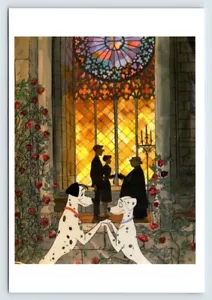 One Hundred And One Dalmatians Film Frame Disney Studio Art Postcard AF547 - Picture 1 of 2