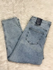 Gap Denim Jeans Womens High Rise Vintage Slim Light Wash Size 18/34R Plus - Picture 1 of 9