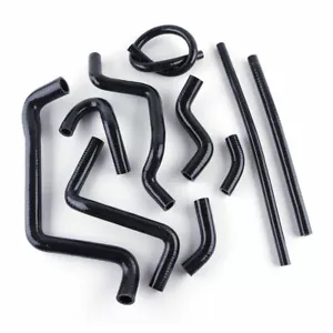 For 1993 1994 1995 Fiat Punto GT 1.4L Turbo GT1 Silicone Ancillary Hose Black - Picture 1 of 3