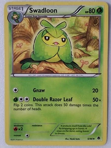 Swadloon 5/98 PL Emerging Powers Pokemon Card - $2 Combined Ship Naoki Saito Art - Picture 1 of 4